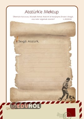 Atatürk'e mektup