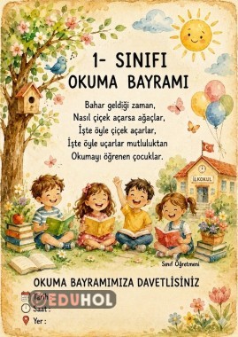OKUMA BAYRAMI DAVETİYE
