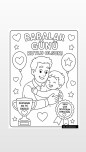 Babalar  günü boyama