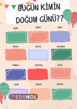DOĞUM GÜNÜ ŞABLON