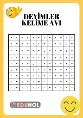 DEYİMLER KELİME AVI