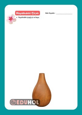 Hayalindeki çiçek etkinliği