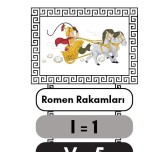 Romen rakamları defter notu