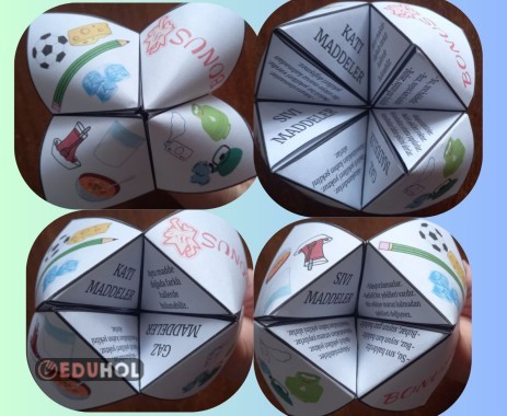 Maddenin halleri tuzluk katlama