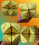 Besin içerikleri kağıt tuzluk katlama