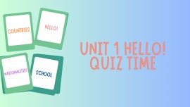 UNIT 1 HELLO