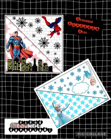 ÇİZGİ FİLM KARAKTERLİ KARNE KAPAKLARI