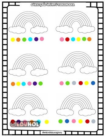 GÖKKUŞAĞI ÖRÜNTÜ ÇALIŞMASI