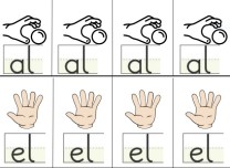 AL - EL hece İnteraktif Kes Yapıştır 16'lı