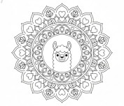 L Harfi Mandala Boyama Çalışması 10'lu