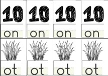 ON - OT Hece İnteraktif Kes Yapıştır 16'lı