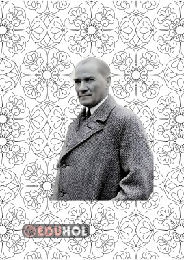 Atatürk baskılı mandala