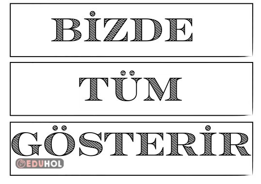 BİZDE TÜM ZAMANLAR ATATÜRK'Ü GÖSTERİR PANO YAZISI