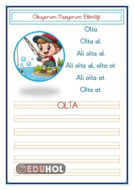 OLTA Okuyorum-Yazıyorum  -