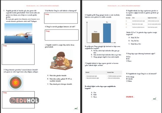 FEN BİLİMLERİ 1. VE 2. ÜNİTELERİN DEĞERLENDİRMESİ