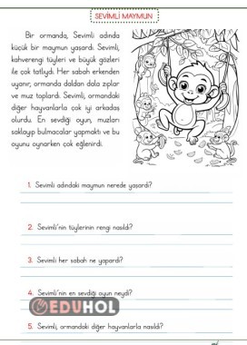 SEVİMLİ MAYMUN