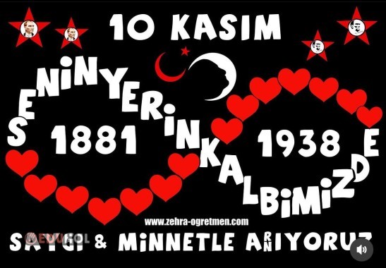 10 kasım pano çalışması