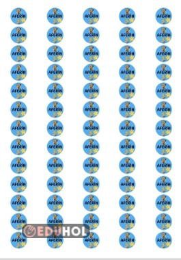aferin etiketi(65lik etiket 38.1X21.2 MM)