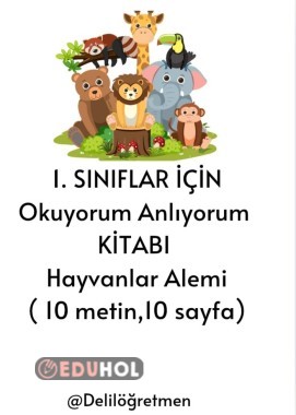 10 sayfalık okuyorum anlıyorum kitabım 😊