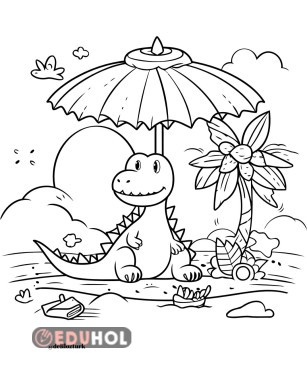 Boyama çalışması ( timsah)