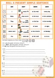 Roll a Present Simple Tense
