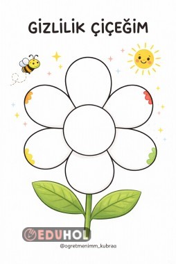 Öğrencilerde mahremiyet bilgisi kazandırmak için Gizlilik çiçeği