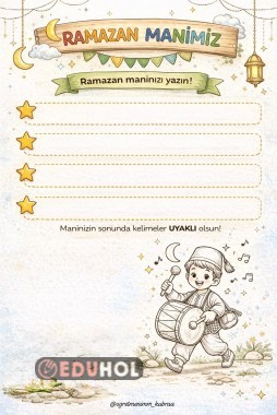 Ramazan davulcusu ve mani