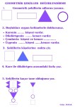 GEOMETRİK ŞEKİLLER DEĞERLENDİRME