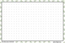 Şekil çiziminde noktalı kağıt ( yaz sil etkinliği için )