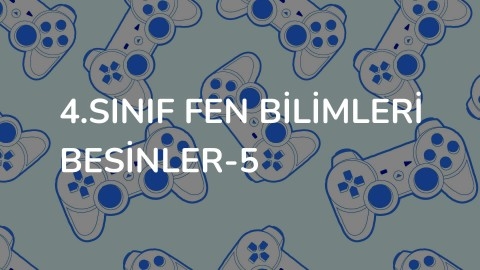 4.Sınıf Fen Bilimleri besinler-5