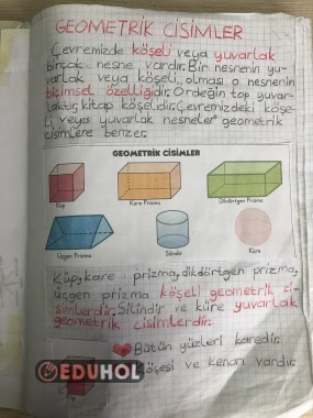 GEOMETRİK CİSİM VE ŞEKİLLER