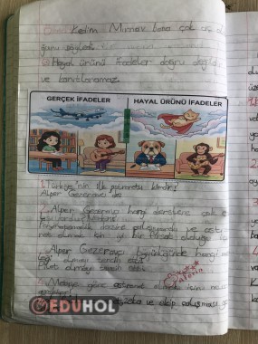 GERÇEK VE HAYAL ÜRÜNÜ İFADELER