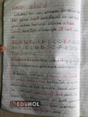 HARF VE HECE BİLGİSİ
