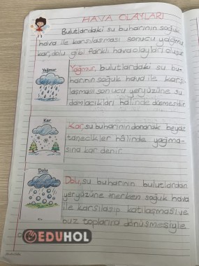 MEVSİMLER VE HAVA OLAYLARI