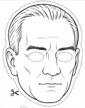 Atatürk ve Türk Bayrağı maskesi