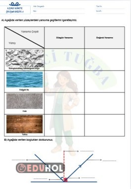 6.Sınıf 4.Ünite Çalışma Kağıdı-1