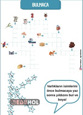 ‘’K’’ SESİ BULMACA ETKİNLİĞİ