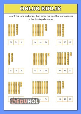 ONLUK VE BİRLİK KAVRAMI TESTLERİ