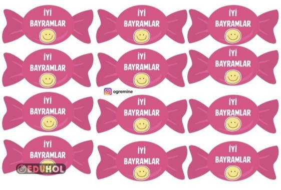 BAYRAM ŞEKERİ HEDİYELİK ETİKET