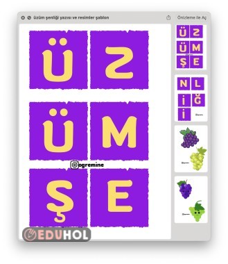 Ü SESİ ÜZÜM ETKİNLİĞİ