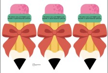 YARIYIL KALEM HEDİYELİK ŞABLON