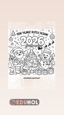 2026 Yılbaşı Boyama Etkinlikleri