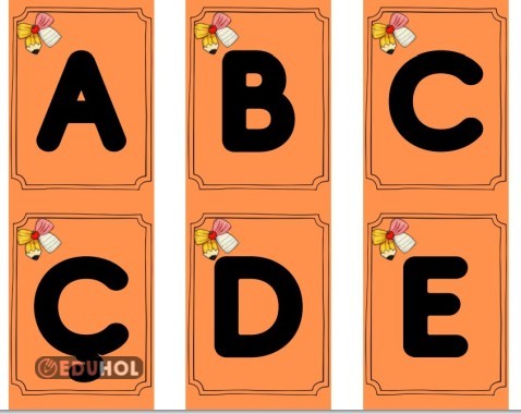 Okuma Bayramı İçin Harfler