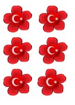 29 EKİM VE 23 NİSAN CAM SÜSLEME GÖRSELLERİ