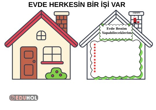 EVDE HERKESİN BİR İŞİ VAR