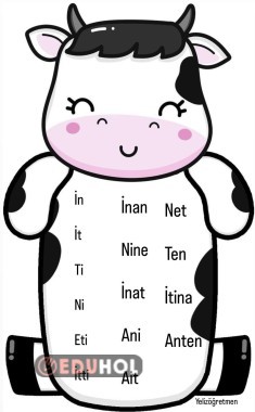 İ sesi kelimeleri okuma