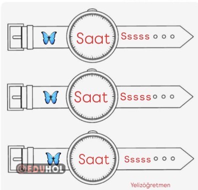 S harfi saat yapımı