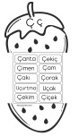 Ç harfi çilek etkinliği