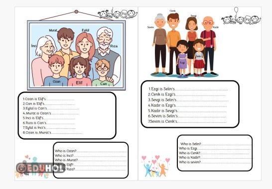 Family members (Who?)