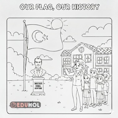 İngilizce ilk ders (BAYRAK SEVGİSİ  3)